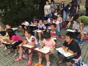 Beijing Art Class in the Park