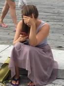 Tired Tourist in Forbidden City